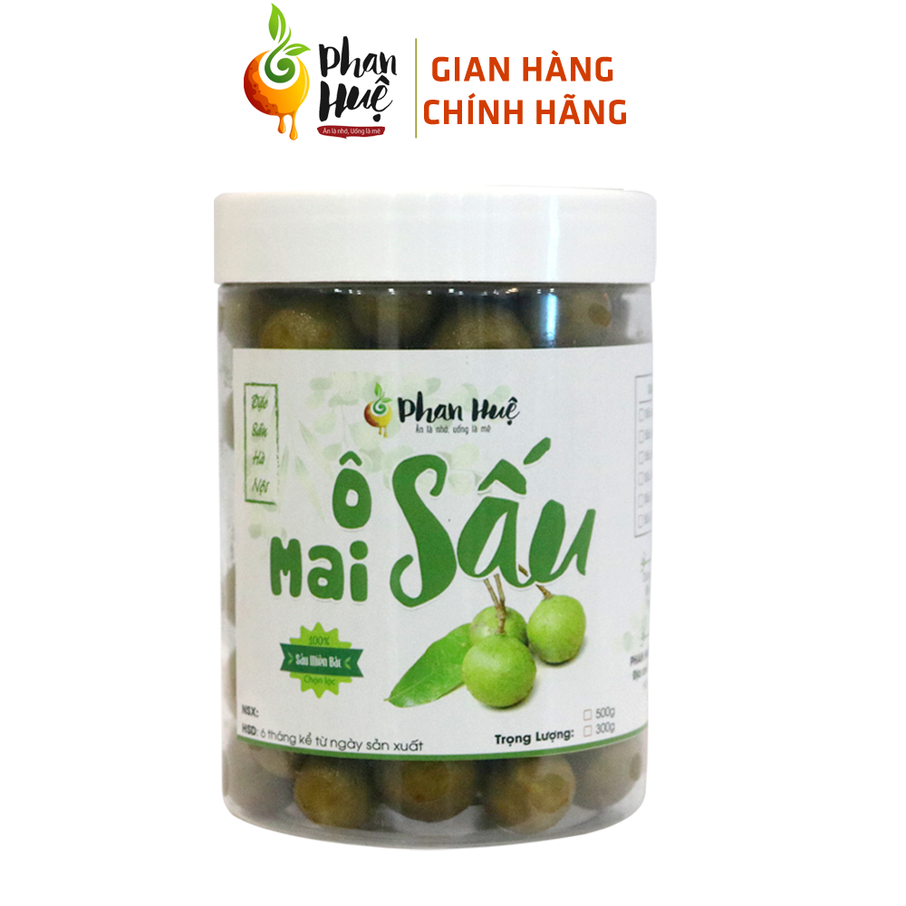 Sấu Bao Tử Vị Ô Mai Phan Huệ Đặc Biệt (500gr). Vị giòn chua cay mặn ngọt. Sấu Bao Tử Chọn Lọc. Ăn Là Nhớ. Đặc Sản Hà Nội.