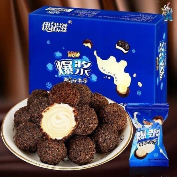Bánh bi socola❤️freeship❤️bánh nhân chảy 3 lớp siêu ngon