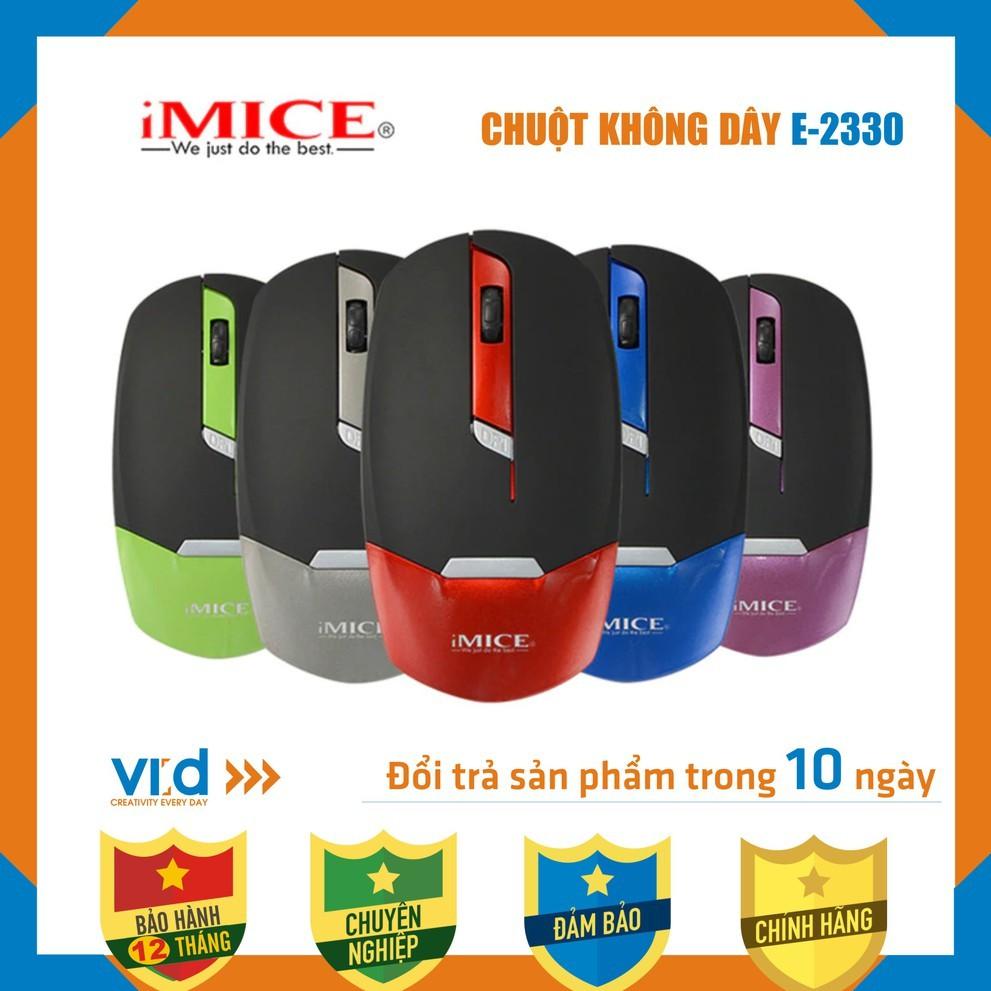 Chuột không dây chuyên gaming imice e-2330 - độ nhạy max 1600 dpi