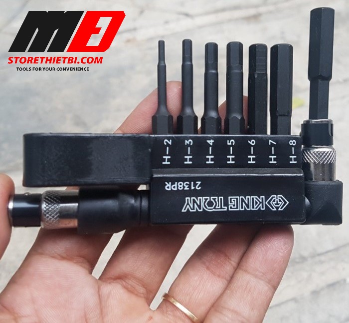 Bộ vít lục giác 7 cây kingtony 2138pr