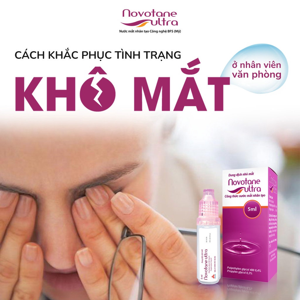Dung Dịch Nhỏ Mắt Novotane Ultra 5Ml