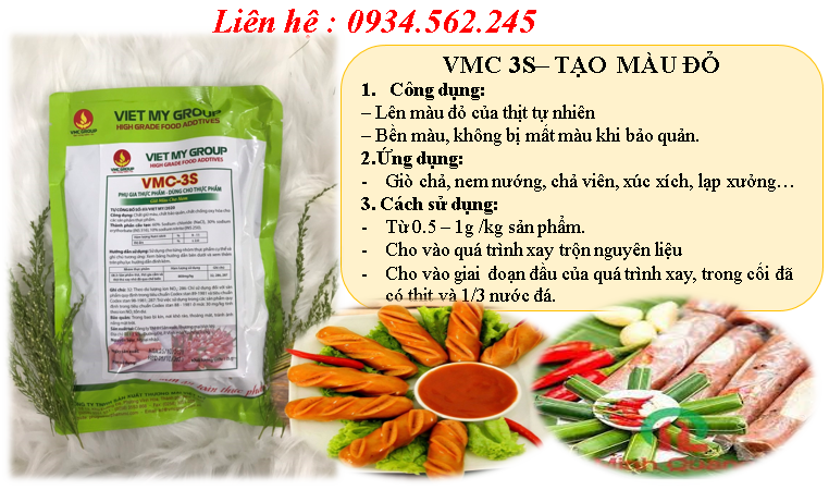 - Phu gia tạo màu đỏ tự nhiên cho xúc xích, nem chua