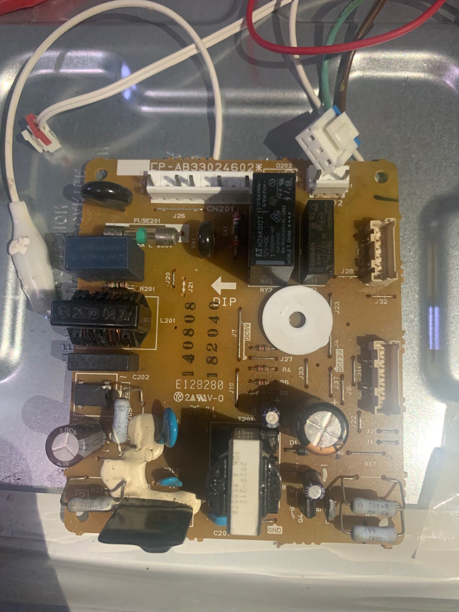 Bo tủ lạnh Panasonic tháo máy