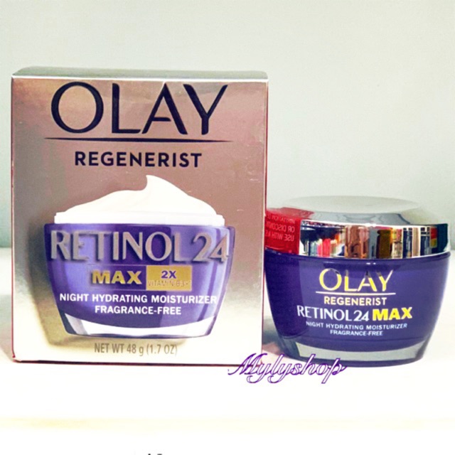 [HCM][Hàng mới USA] Kem dưỡng ẩm tái tạo da trắng sáng ban đêm Olay RETINOL24 MAX Night Cream