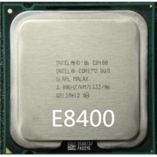 Cpu intel core2 duo desktop e8400