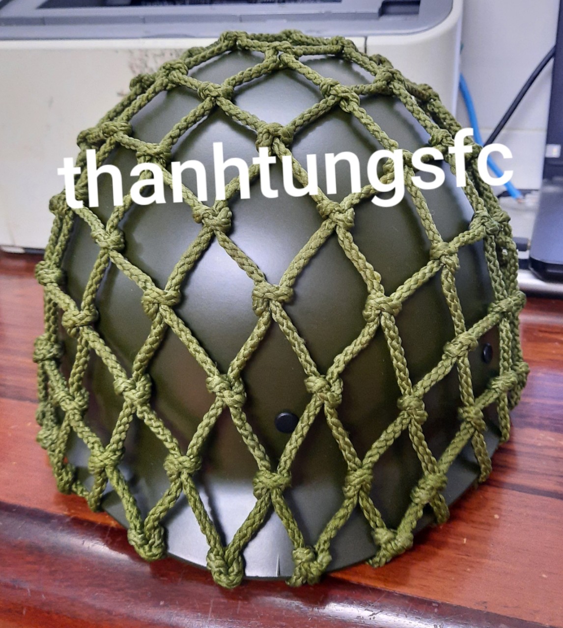 Nón bảo hiểm lính bọc lưới cao cấp siêu bền
