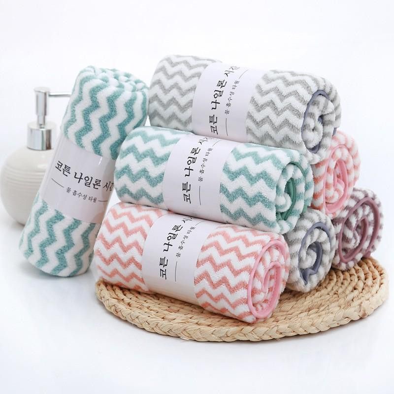 Khăn mặt lông cừu Hàn Quốc siêu mềm mịn, kích thước 30x50cm