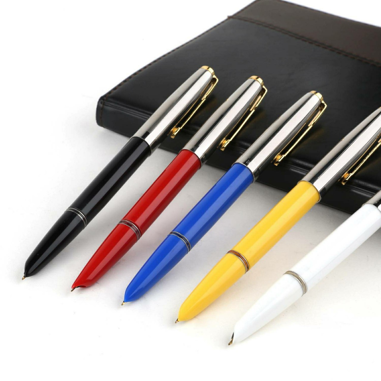 Bút máy/ Viết máy Hero Kim Tinh 616 Plus - Phiên bản màu sắc - gài vàng