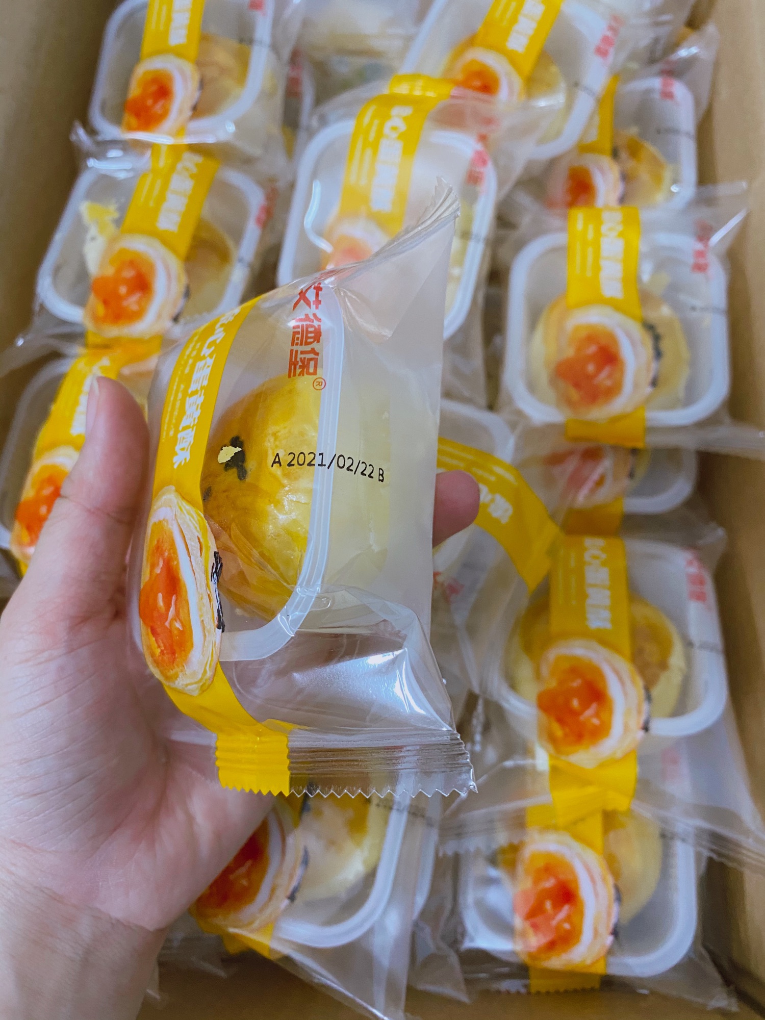 Bánh nướng trứng muối/Bánh pía trứng muối/Bánh trứng muối tan chảy