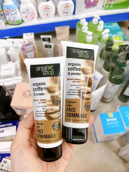 Tẩy Tế Bào Chết Mặt Organic Shop Nga