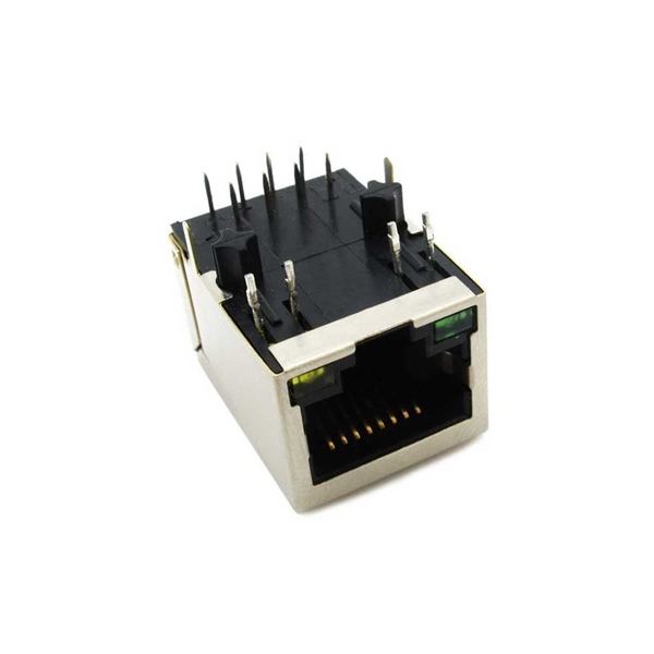 Hr911105a cổng rj45 cái có led hanrun