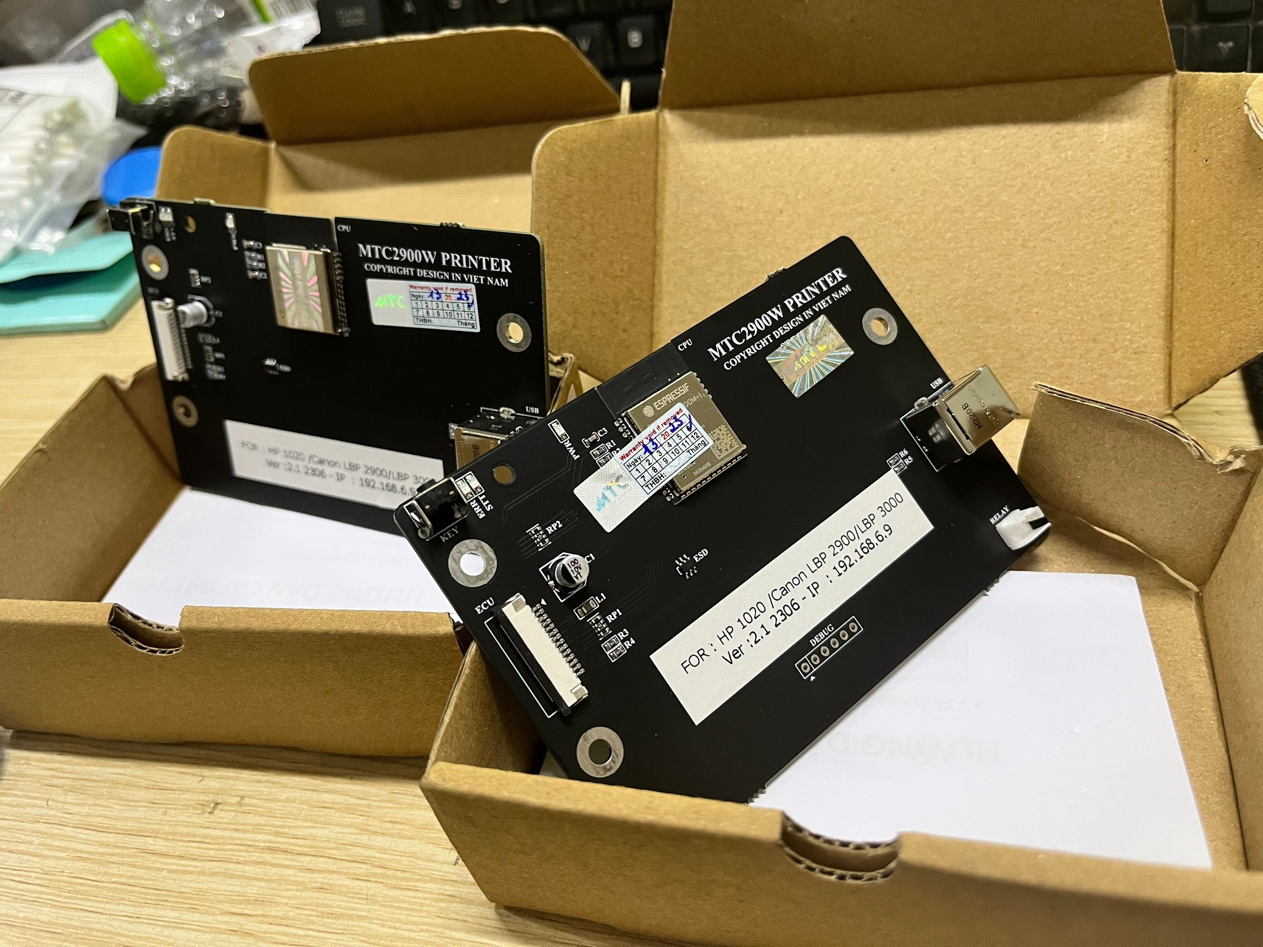 Card máy in canon 2900 wifi đời mới