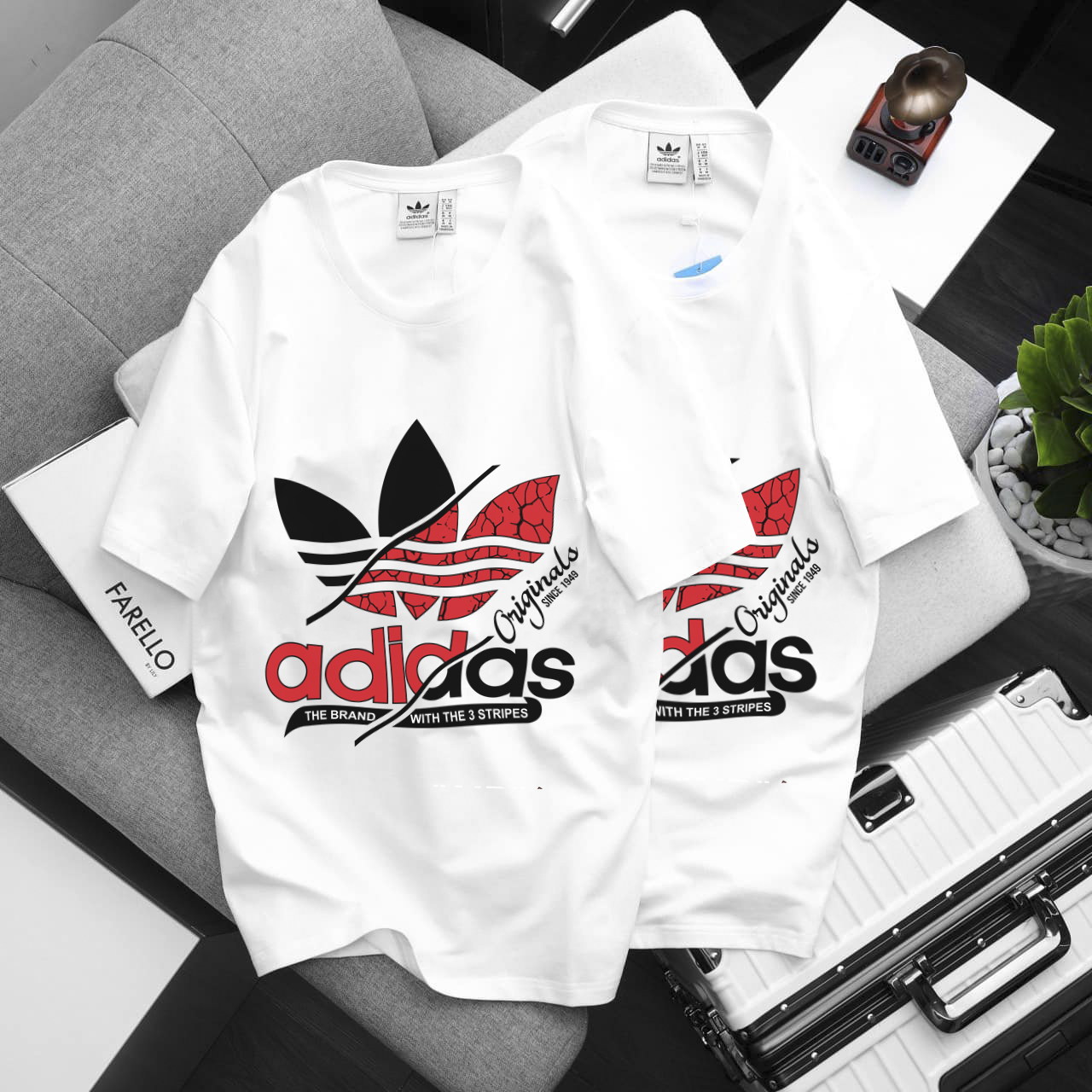 Áo Thun Adidas 100% Cotton Thể Thao Nam - Hàng xuất dư - Rẻ đẹp - Thiết kế thời Trang trẻ trung năng động