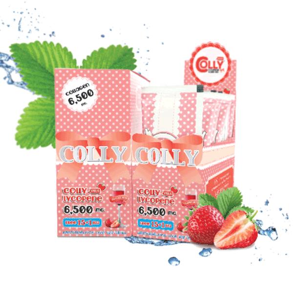 Bột uống COLLY COLLAGEN 6500MG (COLLY PLUS LYCOPENE) chống lão hóa, trị thâm mụn, nám, chống nắng