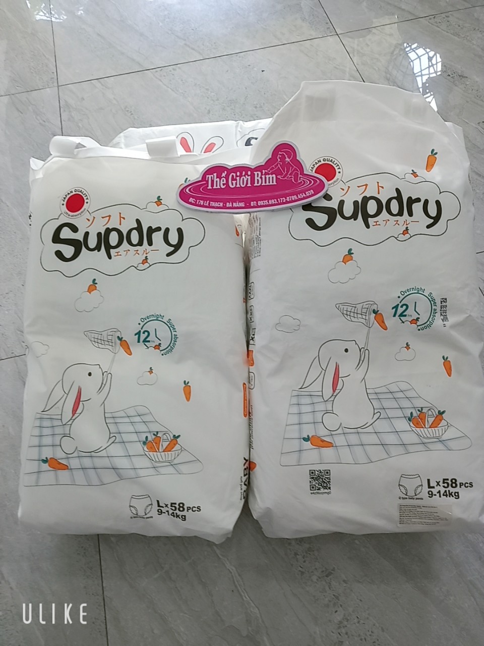 Bỉm/tả supdry cao cấp nội địa trung