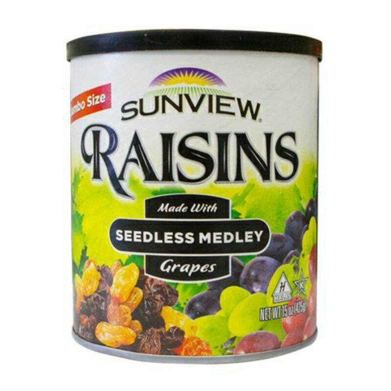 Nho khô mỹ sunview raisins 425g