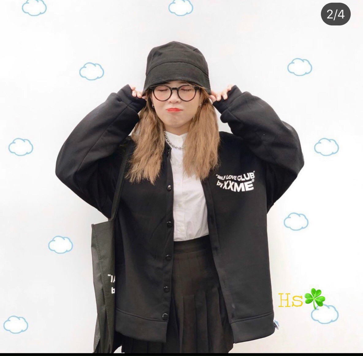 [HCM]Áo Khoác Nỉ Cadigan in Chữ XXME Kèm Nhiều icon Họa Hình Siêu Siêu Dễ Thương .TP