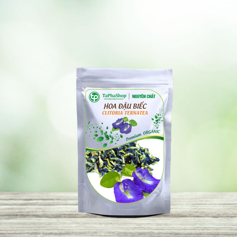Hoa đậu biếc khô 100g - tấn phát