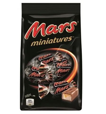 Socola Mars Miniatures của Đức Gói 150G. Date 03 2024