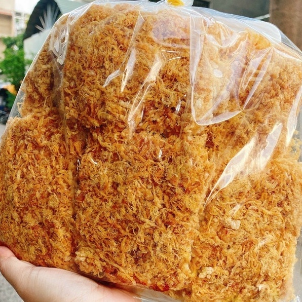1 KG- Cơm cháy siêu chà bông túi vuông