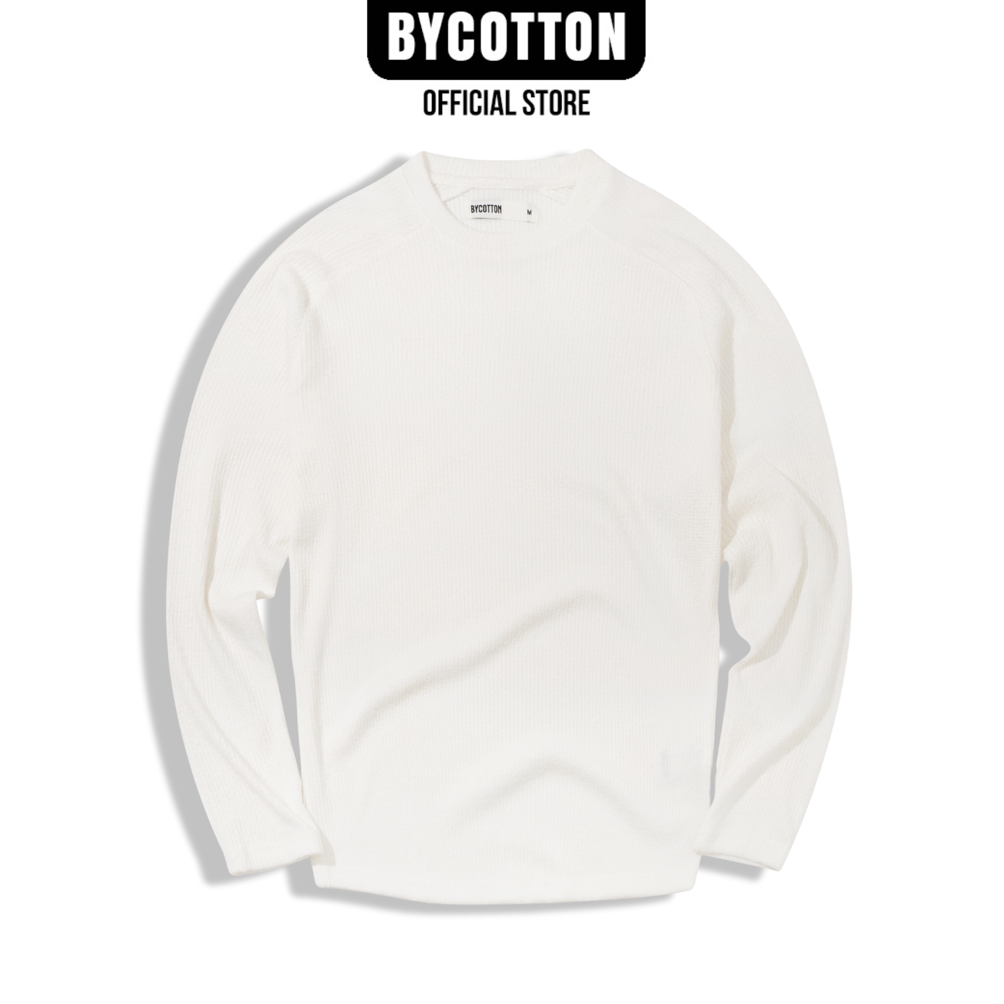 Áo thun nam cao cấp tay dài 2 màu đen trắng premium black white long sleeve tee by cotton