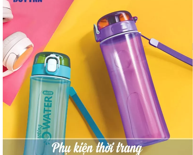 Bình nước tập gym 700ml , bình nước học sinh, bình nước matsu mẫu mới