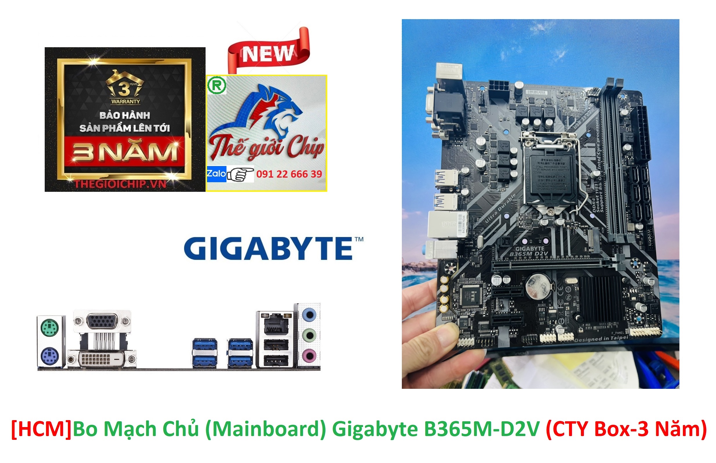 Bo mạch chủ gigabyte b365m-d2v