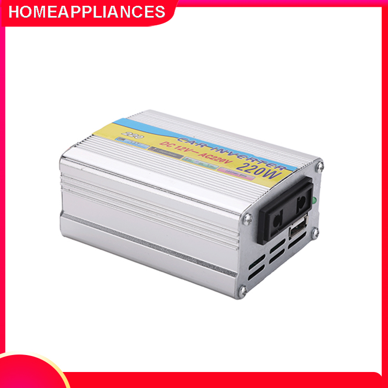  Nguyên Chất Sóng Sin Inverter DC 12V Sang AC 220V Điện Áp 220W Biến Điện Năng Lượng Mặt Trời xe Inverter 