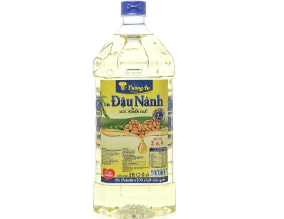 Dầu đậu nành 100% nguyên chất Tường An chai 2L