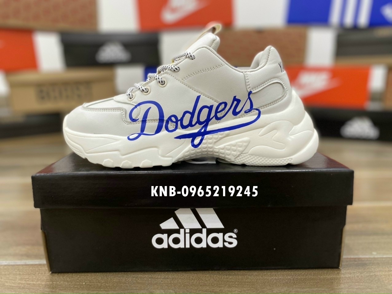 [FULLBOX+SALE+TẤT] Giày nâng đế 5cm hàn quốc Dodgers ,Giầy thể thao dodgers nam nữ 36-44