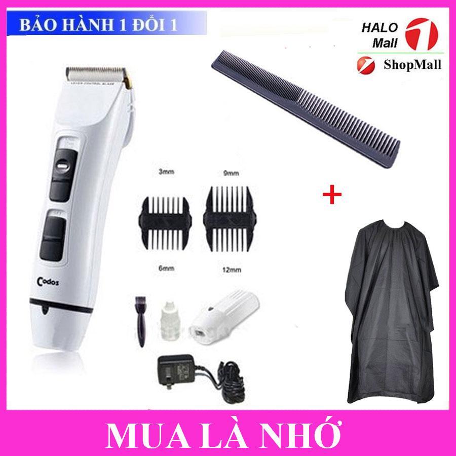 Tông đơ cắt tóc chuyên nghiệp codos t6 tặng áo choàng cắt tóc + lược