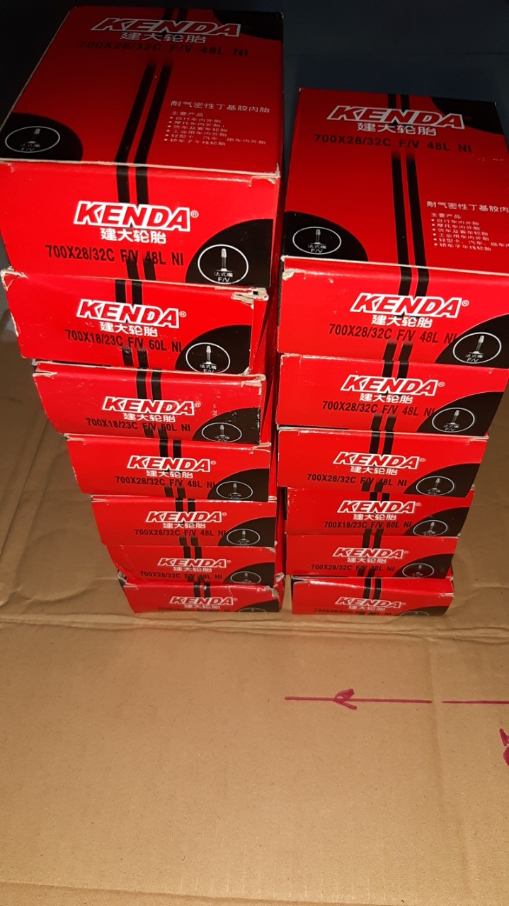 lốp ống trong xe đạp kenda 700x,28-32C ( 1 cặp) van xe đạp 4,8cm