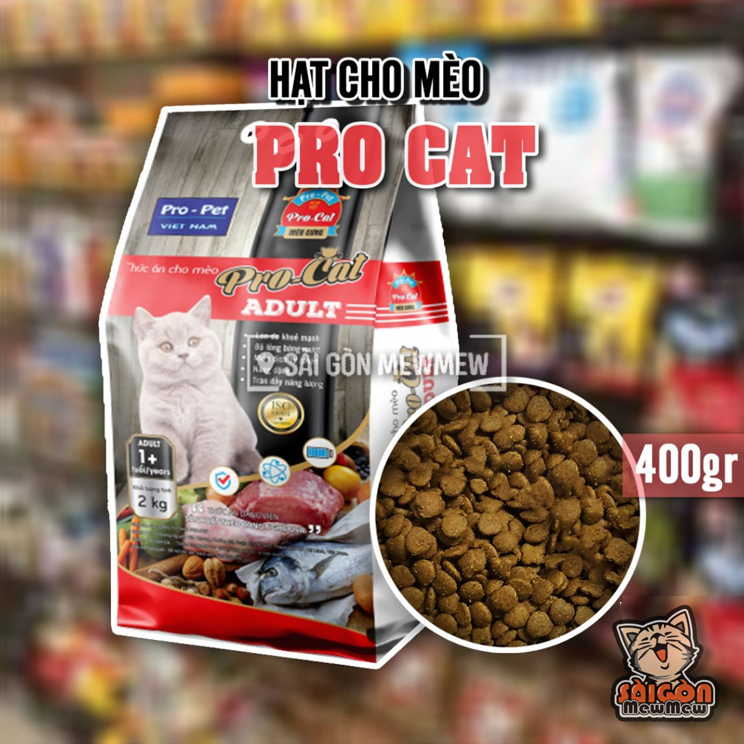 Hạt cho mèo lớn PRO CAT 400gr