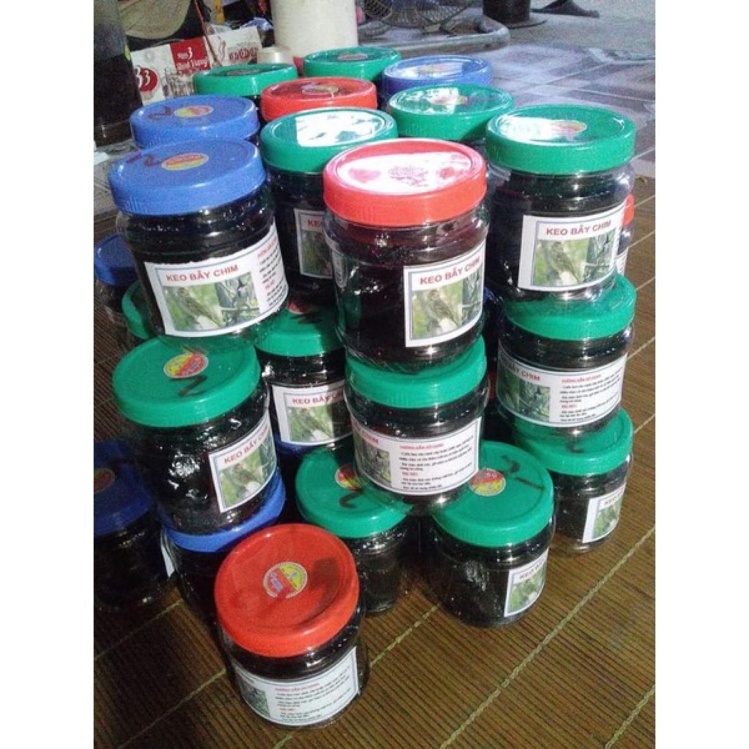 👉 keo dính chim sẻ , chim ri , siêu dính - hũ 200g -300g-400g-500g👈