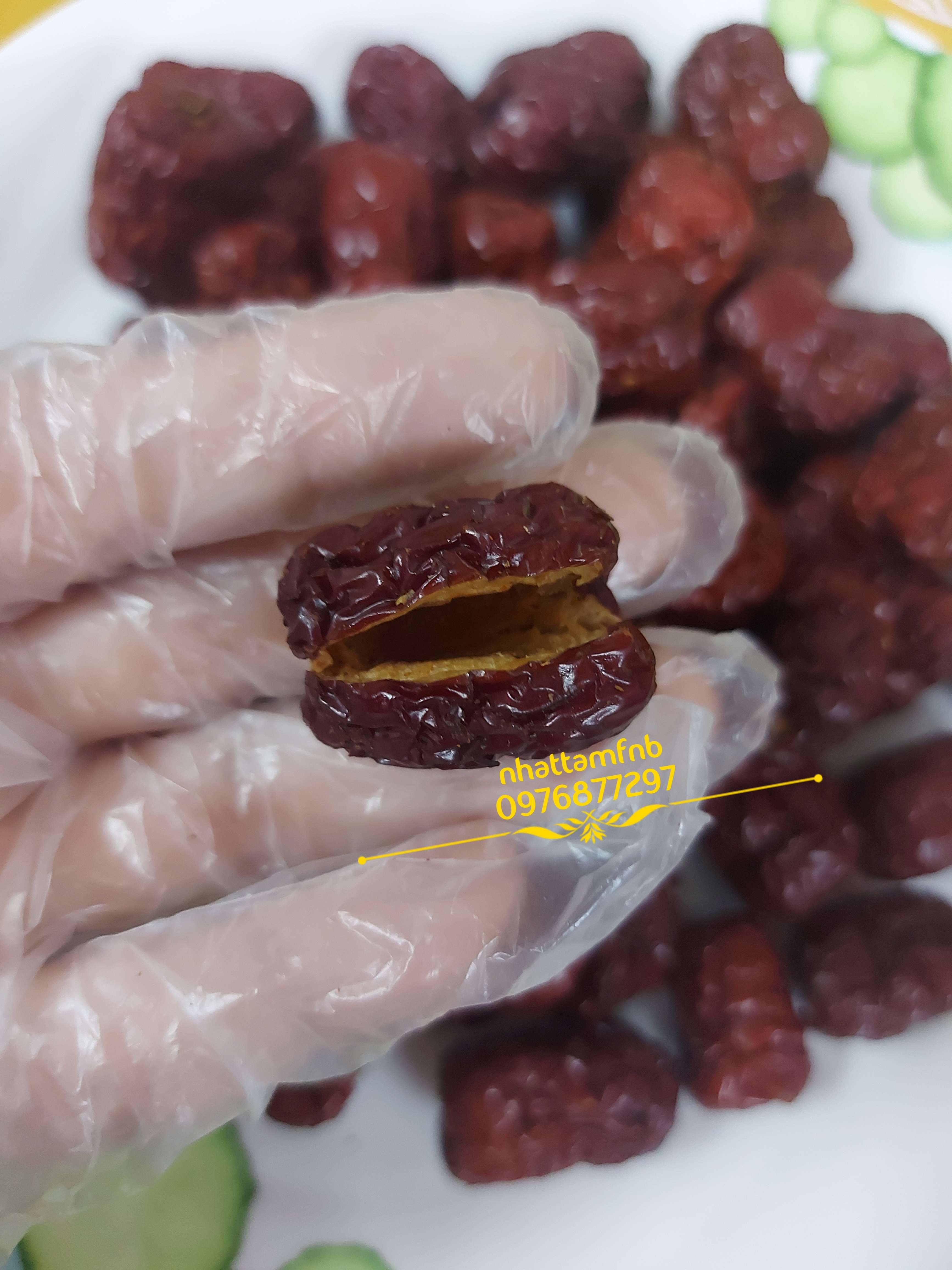 Táo đỏ không hạt, Táo đỏ khô tách hạt 100g