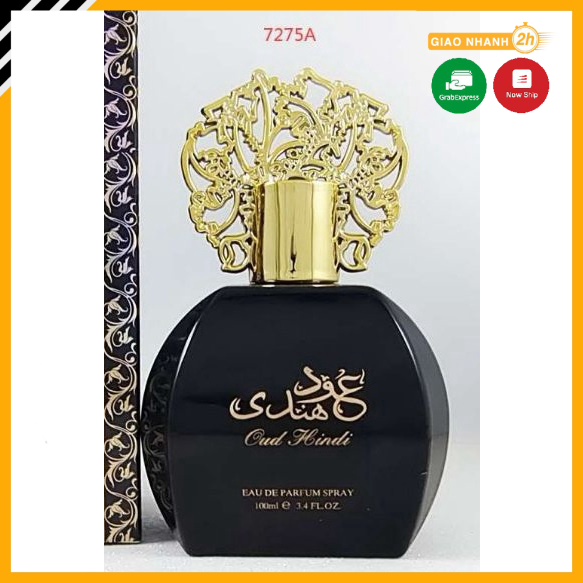 Nước hoa nữ thơm lâu Dubai, Nước hoa nam Dubai chai 100ml đen huyền bí - Quyến rũ, thơm lâu, cá tính