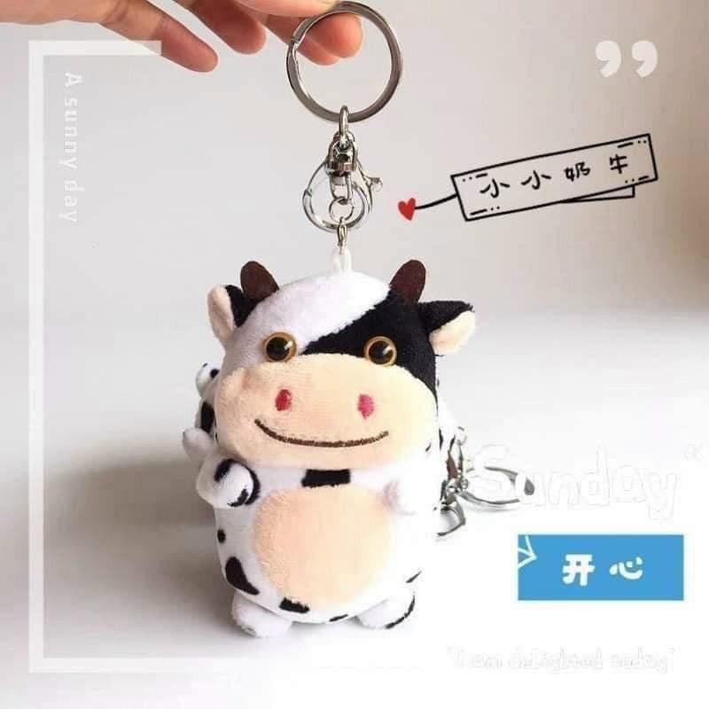 Móc khóa bò sữa béo