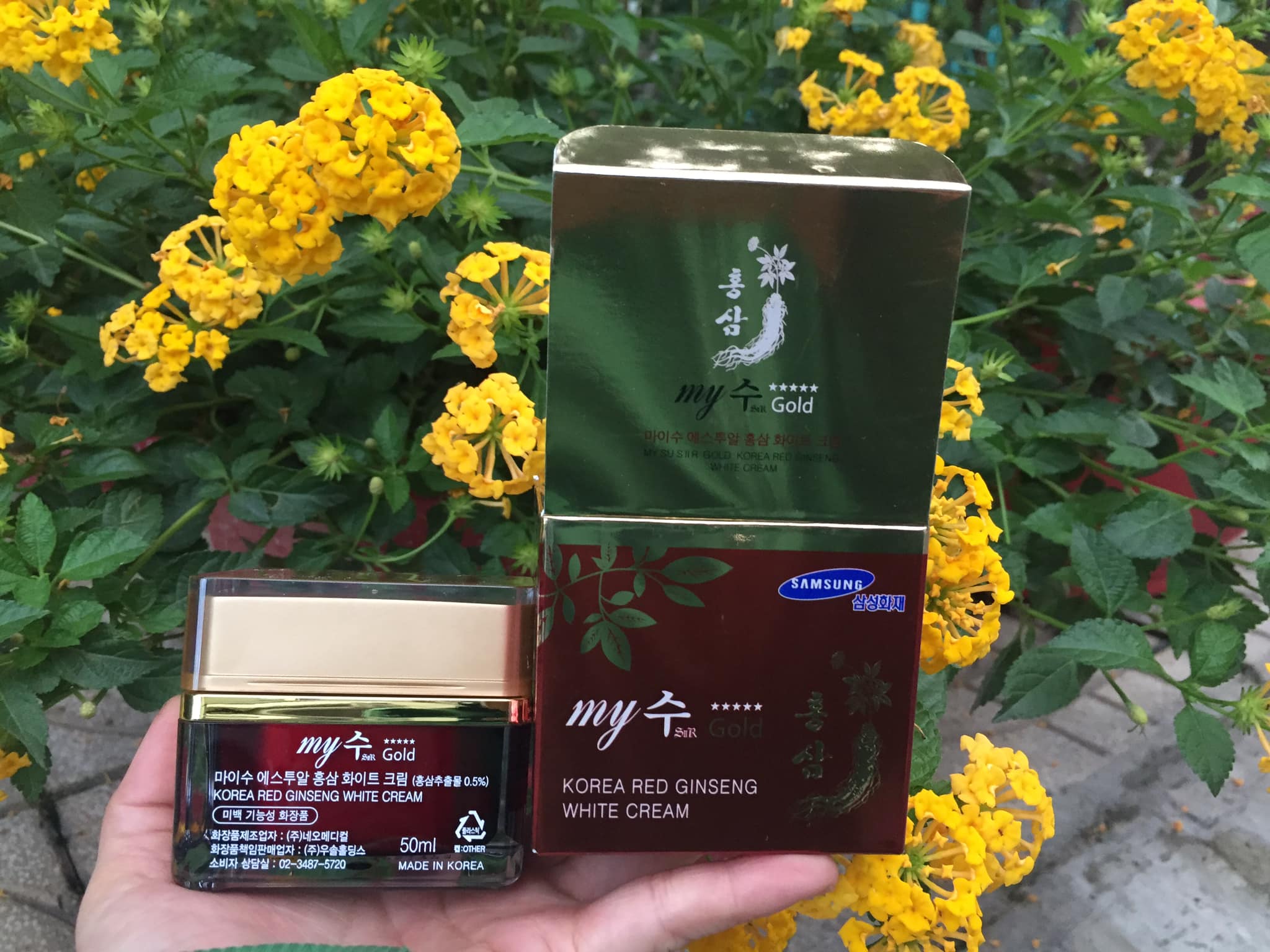 Kem sâm Hàn Quốc My Gold trắng da 50 ml