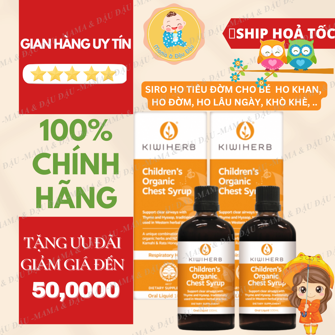 Siro ho kiwiherb chest syrup cho trẻ em từ 0m