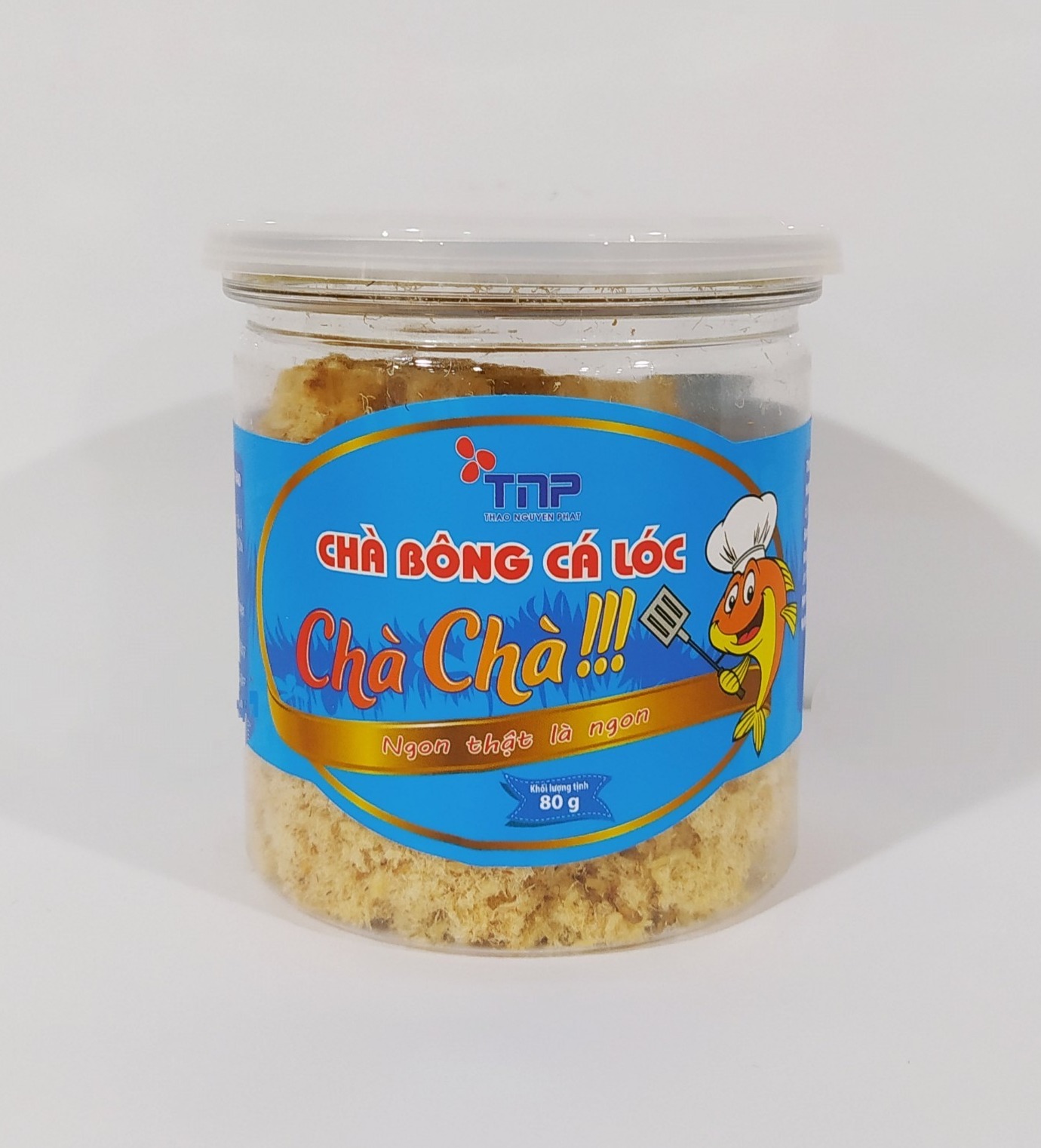 Chà bông cá lóc Chà Chà - Thảo Nguyên Phát hũ 80g