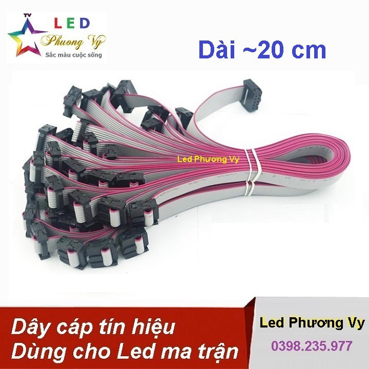 Dây cáp Module Led ma trận - Dùng cho cả led 1 màu và full màu