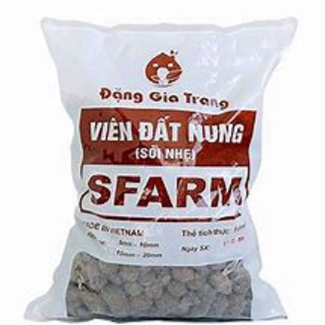 Viên đất nung ( sỏi nhẹ ) - Bao 5dm3 ( KT 10-20mm ) - 2.5kg/túi