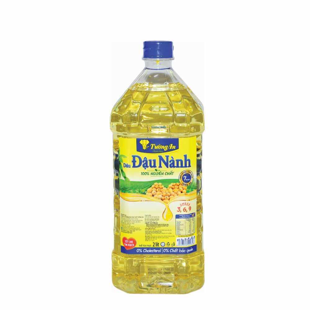 Dầu đậu nành Tường An 100% nguyên chất 2L
