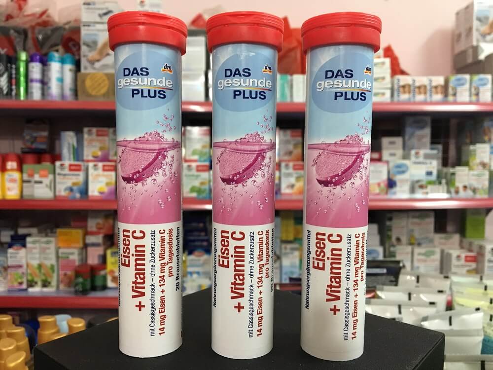 Viên Sủi Vitamin Mivolis Hàng Đức ống 20 viên