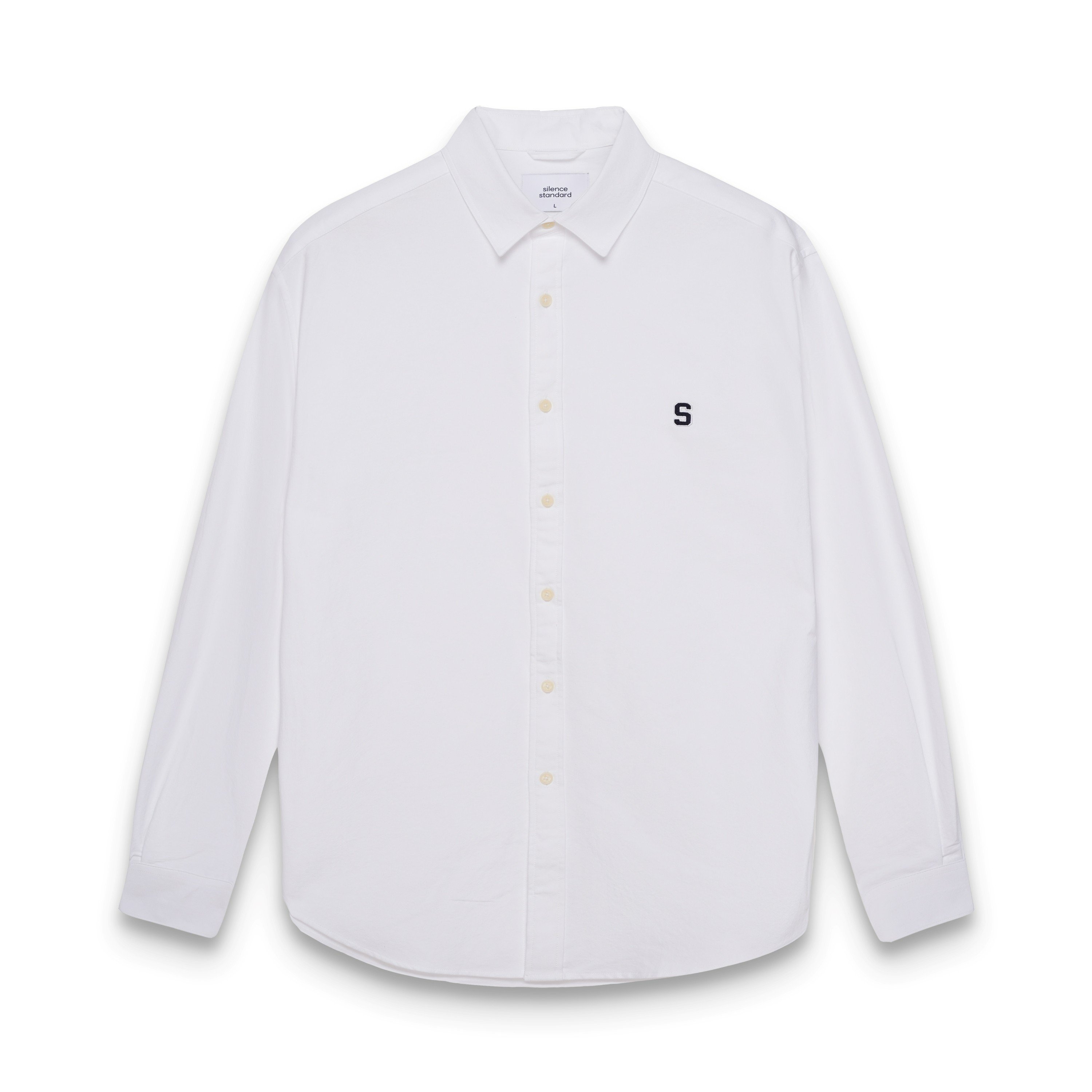 Áo sơ mi SilenceStandard Eco Oxford Logo S/Basic