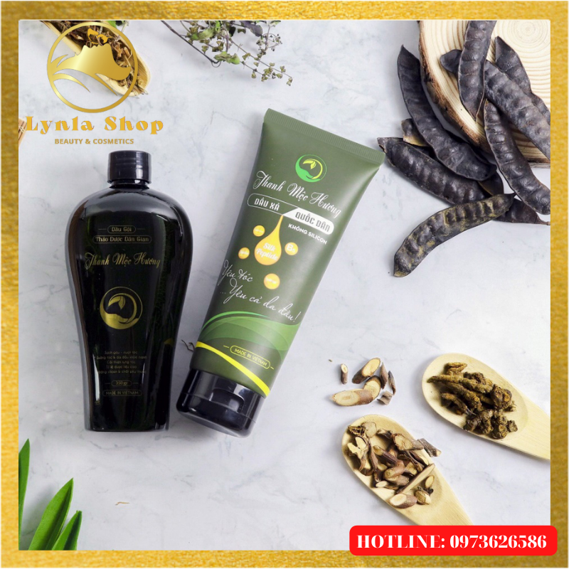 Dầu gội thanh mộc hương - dầu gội thảo dược 350ml ngăn rụng tóc kích thích mọc tóc chống nấm đầu chống lynla shop