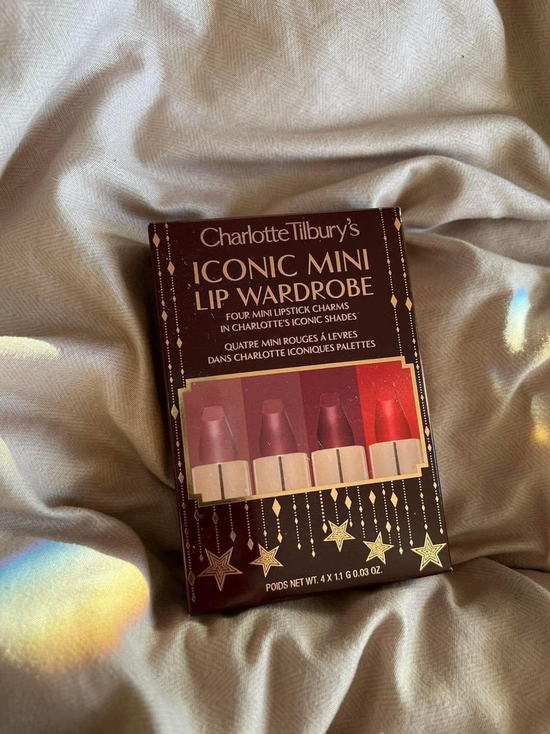 CHÍNH HÃNG Set 4 Thỏi Son Charlotte Tilbury Mini Iconic Lip Wardrobe