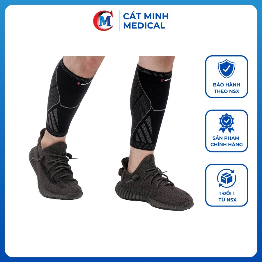 Bộ 2 tất bảo vệ ống đồng, gen nịt bắp chân goodfit gf602c