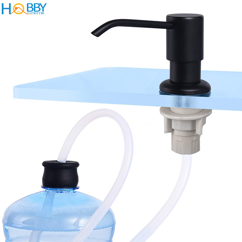 Vòi bơm hút nước rửa chén đầu inox 304 sơn đen HOBBY Home Decor NRC4