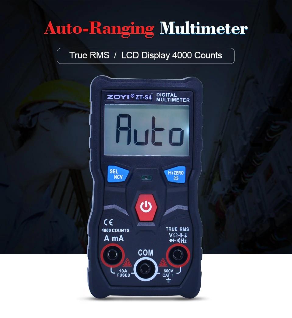 Đồng hồ đo tự động hoàn toàn zoyi zt-s4 true rms